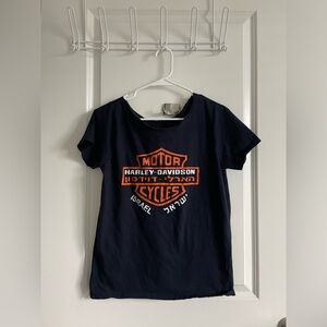 Harley-Davidson Hebrew T-Shirt | Navy Blue